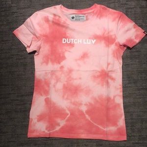NEVER WORN Dutch Bros Tye-dye t-shirt